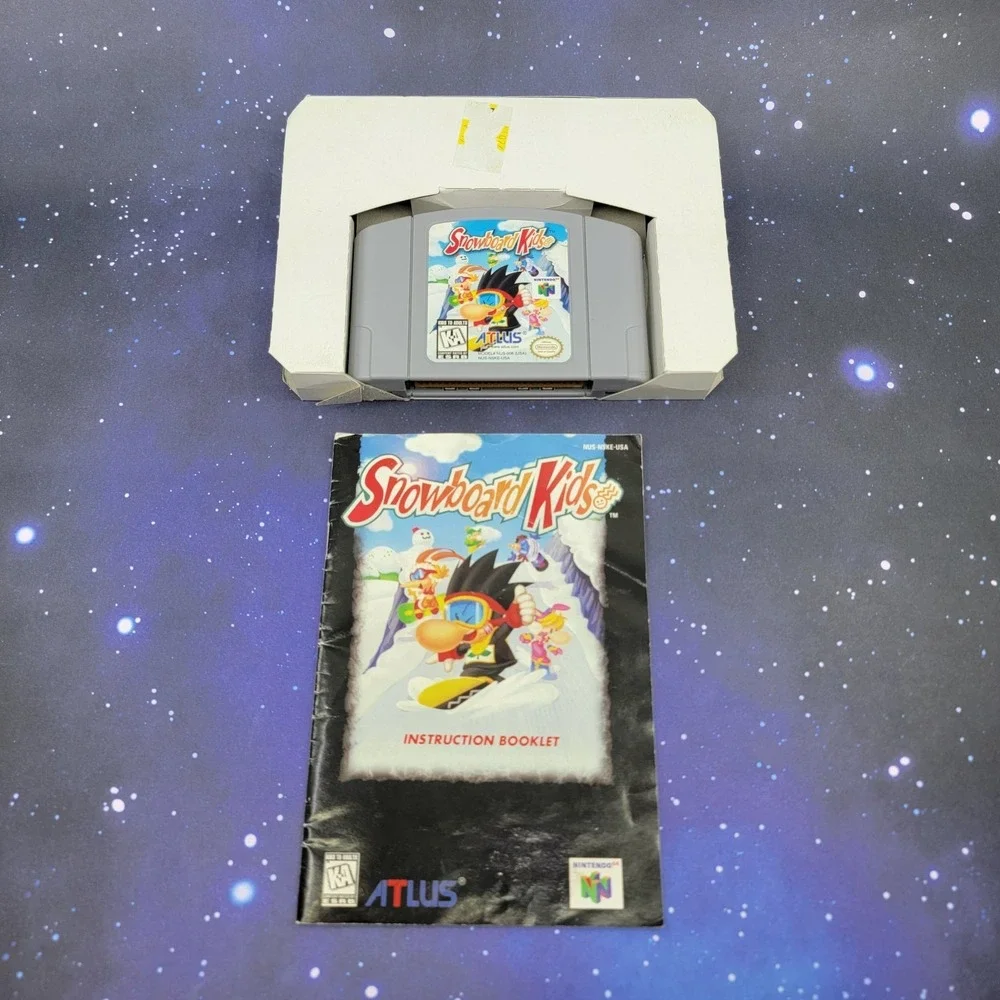 Snowboard Kids (Nintendo 64) CIB Video Game Box, Manual, Cartridge N64